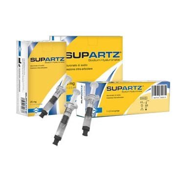 Siringa preriempita intra-articolare supartz acido ialuronico 25 mg 2,5 ml 1 pezzo - 