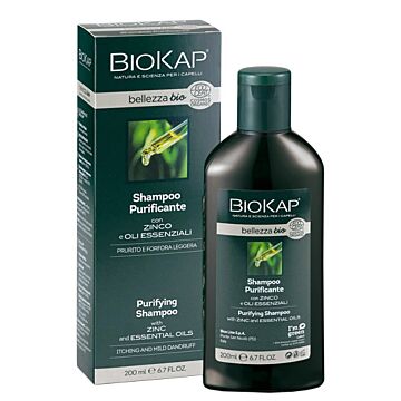 Biokap bellezza bio shampoo purificante cosmos ecocert 200 ml - 