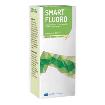 Smart fluoro gocce 10 ml gusto crema vaniglia - 