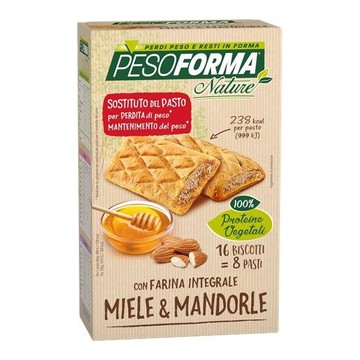 Pesoforma biscotto integr miele mandorle 16 pezzi 33 g - 