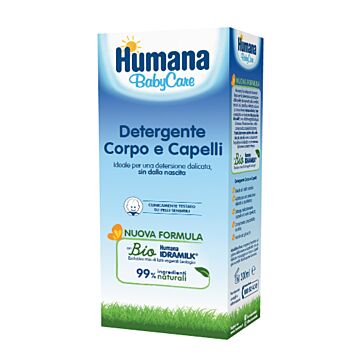 Humana baby care detergente corpo&capelli 300 ml - 