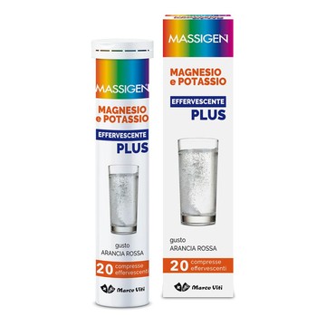 Massigen magnesio potassio plus 20 compresse effervescenti - 