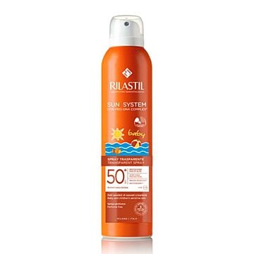 Rilastil sun system trasparent spray bambini spf50+ - 