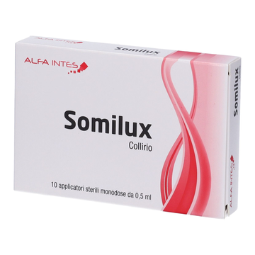 Somilux collirio 10 applicatori sterili monodose da 0,5 ml - 