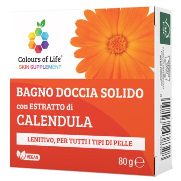 Colours of life calendula bagno doccia solido 80 g - 