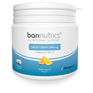 Barinutrics calcio citrato arancia limone ita 90 compresse - 