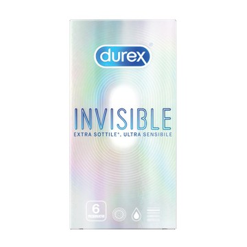 Durex invisible profilattico 6 pezzi - 