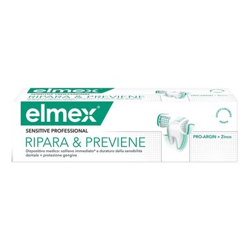 Dentifricio elmex sensitive ripara & previene 75 ml - 