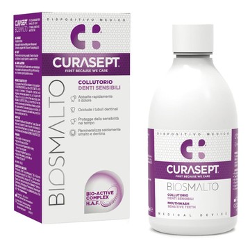 Curasept biosmalto collutorio denti sensibili 300 ml - 
