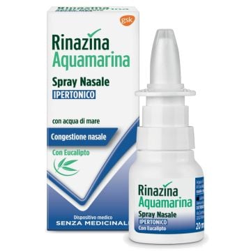 Rinazina aquamarina spray nasale ipertonico con eucalipto 20 ml - 