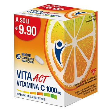 Vitamina c act 1000mg 30 compresse masticabili - 