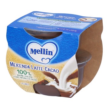 Mellin merenda latte cacao 2 x 100 g - 