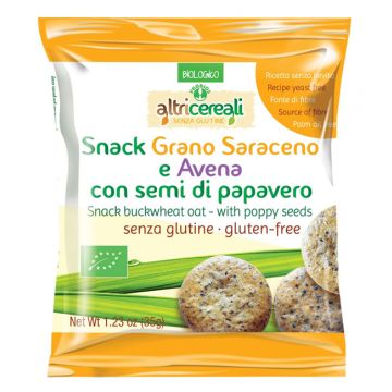 Altricereali snack saraceno e avena con semi di papavero 35 g - 