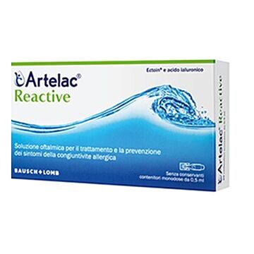 Artelac reactive soluzione oftalmica monodose 10 unita' da 0,5 ml - 