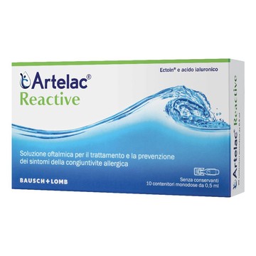 Artelac reactive soluzione oftalmica monodose 10 unita' da 0,5 ml - 