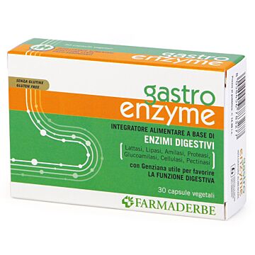 Gastro enzyme 30 capsule vegetali - 
