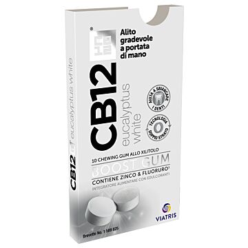 Cb12 boost eucalyptus white 10 chewing gum - 
