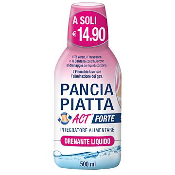 Pancia piatta act forte drenante liquido 500 ml - 