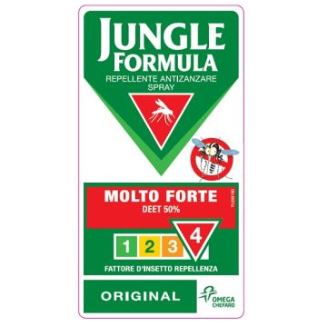 Jungle formula molto forte spray original 75 ml spray antizanzare - 
