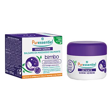 Puressentiel balsamo da massaggio pettorale bimbo sonni sereni 30 ml - 