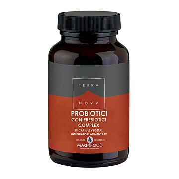 Terranova probiotici con prebiotici complex 50 capsule vegetali - 
