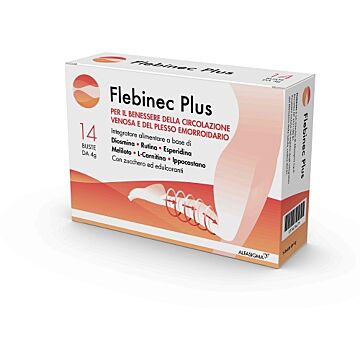 Flebinec plus 14 bustine 4 g - 