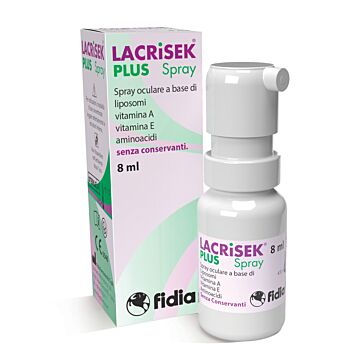 Lacrisek plus spray senza conservanti soluzione oftalmica 8 ml - 