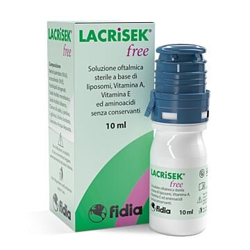 Lacrisek free soluzione oftalmica senza conservanti 10 ml - 