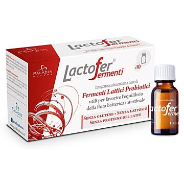 Lactofer fermenti 10 flaconcini 10 ml - 