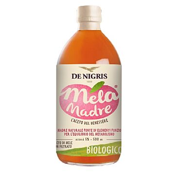 Mela madre aceto mele biologico non filtrato e non pastorizzato 500 ml - 