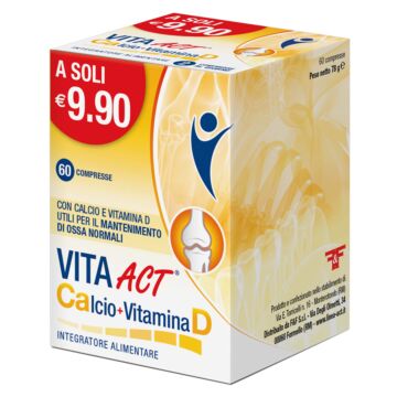 Calcio + vitamina d act 60 compresse - 