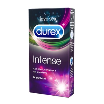 Durex intense orgasmic condom 6 pezzi - 