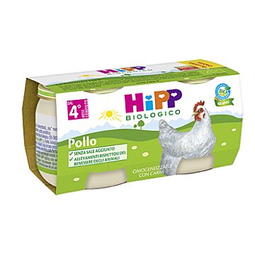 Hipp bio hipp bio omogeneizzato pollo 2x80 g - 
