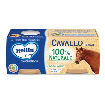 Mellin omogeneizzato cavallo 4 x 80 g - 