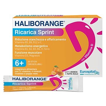 Haliborange ricarica sprint 20 stick pack 2 g - 