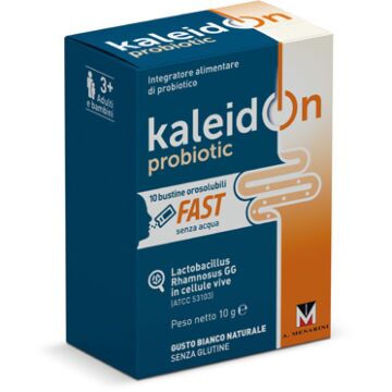 Kaleidon probiotic fast bianco naturale 10 buste orosolubili - 