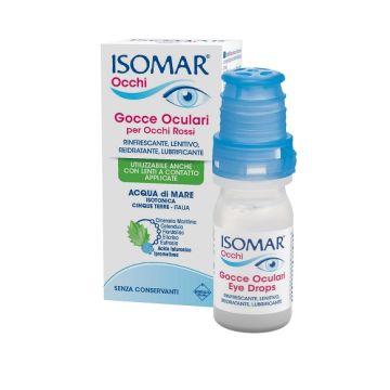 Isomar occhi gocce oculari all'acido ialuronico 0,20% 10 ml senza conservanti - 