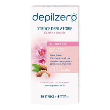 Depilzero strisce gambe braccia 20 pezzi - 