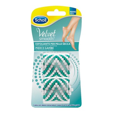 Scholl velvet refill spazzola esfoliante - 