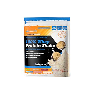 100% whey protein shake cookies & cream 900 g - 