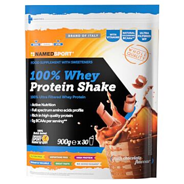 100% whey protein shake milk chocolate 900 g - 