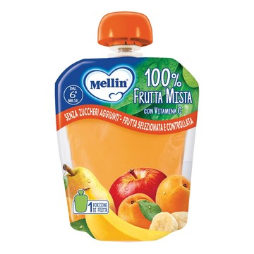 Mellin pouch frutta mista 90g