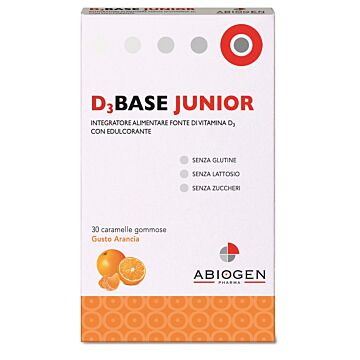 D3base junior 30caramelle arancia - 