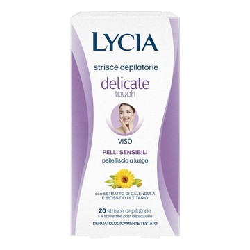 Lycia 20 strisce viso delicate 12 pezzi - 