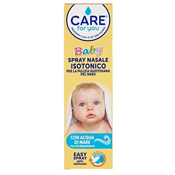 Spray nasale isotonico baby care for you 100 ml - 