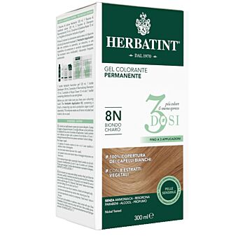 Herbatint 3dosi 8n 300ml - 
