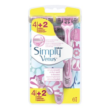 Gillette venus simpl3 4pz+2gr - 