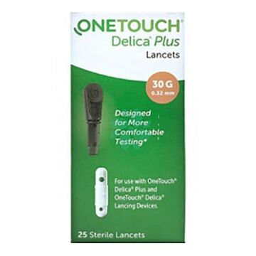 Onetouch delica plus lanc 25pz - 