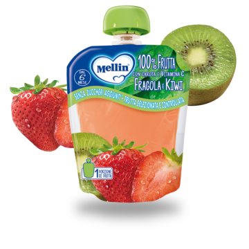 Mellin pouch fragola kiwi 90g - 