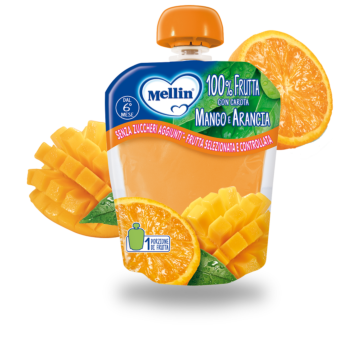 Mellin pouch arancia mango 90g - 